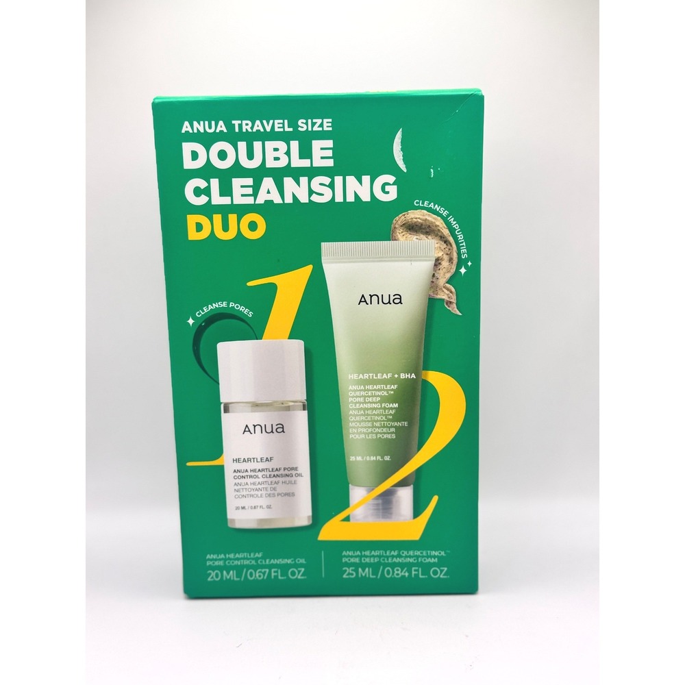 Anua Travel Size Double Cleansing Duo NIB set